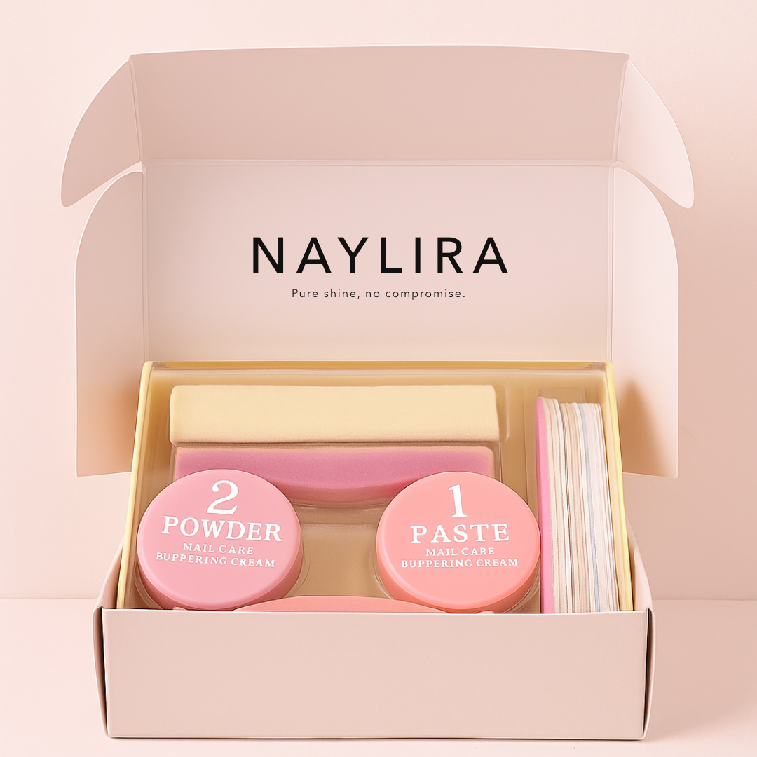 Natural mirror-like shine that lasts up to 7 days – no polish, no gel.